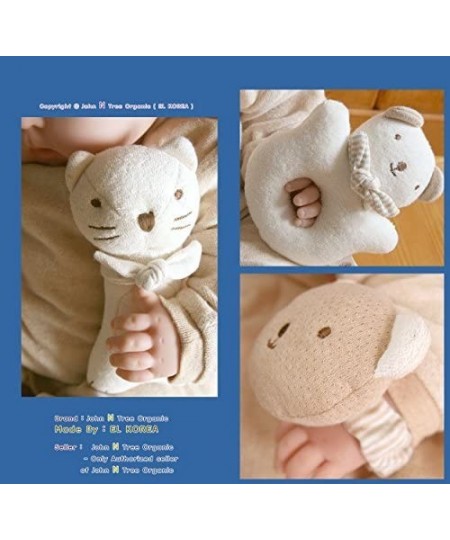 Baby First Friends Stuffed Animals (Kitty & Baby Bear Rattle Set) Attachment Doll for Baby $34.35 - Plush Figure Toys