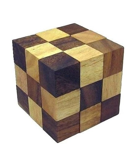 6 Wooden Puzzle Gift Set in A Wood Box - 3D Unique IQ Puzzles $51.73 - Brain Teaser Puzzles