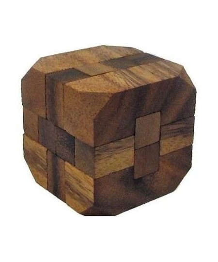 6 Wooden Puzzle Gift Set in A Wood Box - 3D Unique IQ Puzzles $51.73 - Brain Teaser Puzzles