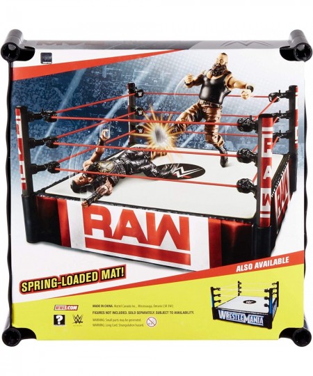 WWE Superstar 14-inch Ring with Authentic Logo Flexible Ropes & Spring-loaded Mat for Bouncing Action  [Amazon Exclusive] $91...