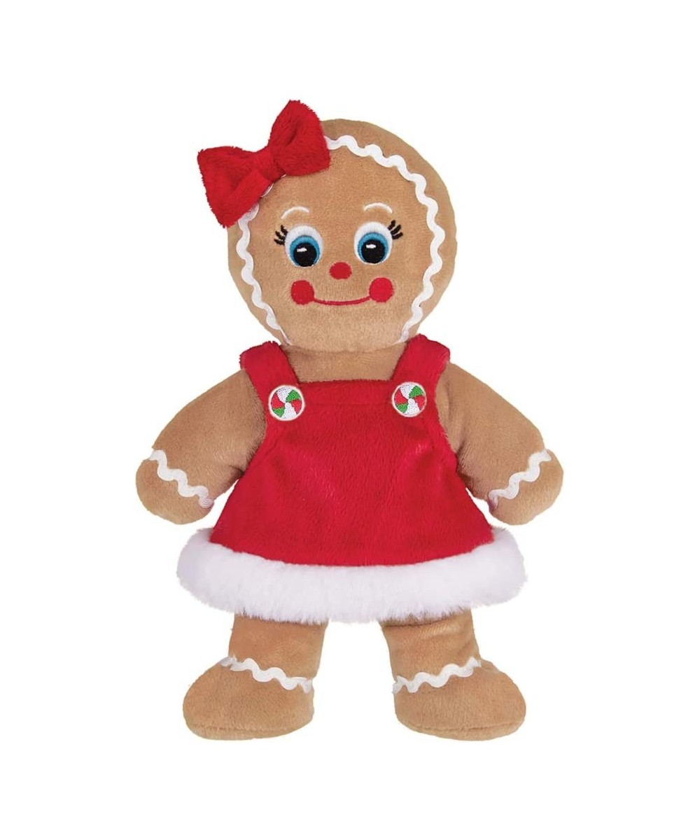 Bearington Holly Ginger Plush Stuffed Animal Gingerbread Girl 10 Inches $33.73 - Stuffed Animals & Teddy Bears