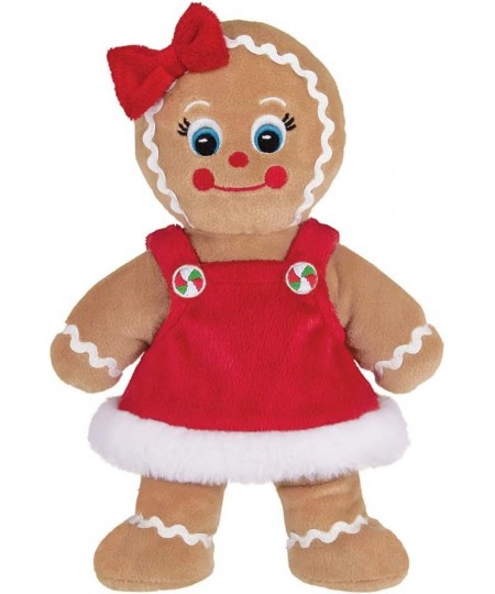 Bearington Holly Ginger Plush Stuffed Animal Gingerbread Girl 10 Inches $33.73 - Stuffed Animals & Teddy Bears