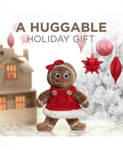 Bearington Holly Ginger Plush Stuffed Animal Gingerbread Girl 10 Inches $33.73 - Stuffed Animals & Teddy Bears