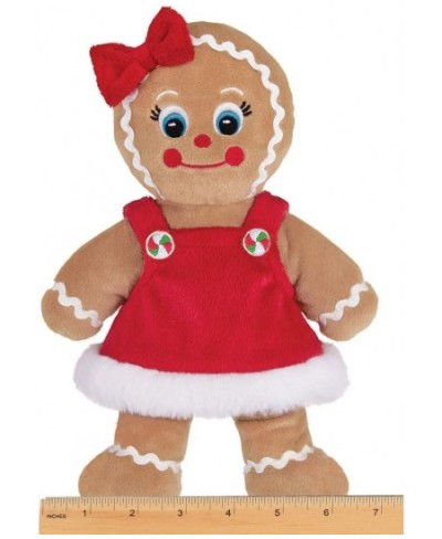 Bearington Holly Ginger Plush Stuffed Animal Gingerbread Girl 10 Inches $33.73 - Stuffed Animals & Teddy Bears