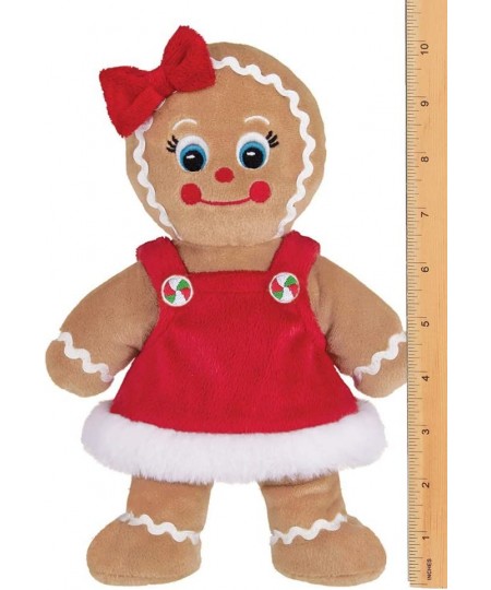 Bearington Holly Ginger Plush Stuffed Animal Gingerbread Girl 10 Inches $33.73 - Stuffed Animals & Teddy Bears