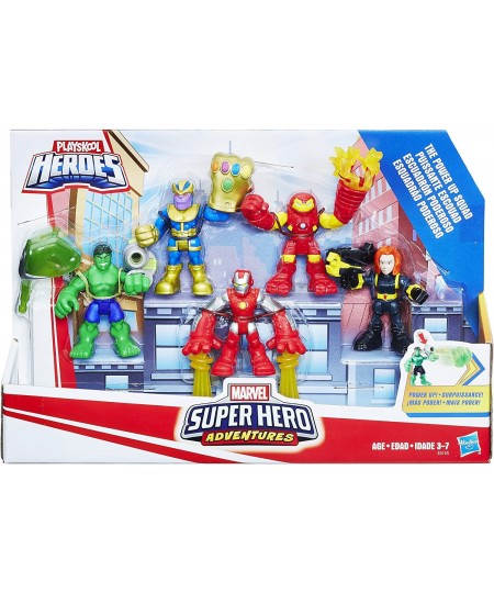 Marvel Super Hero Adventures The Power Up Squad Black $31.98 - Action Figures