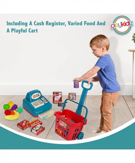 Toy Shopping Cart Play Set Plastic Food Toys Interactive Play Set Learning Resources & Pretend Play Fun Ages 3+ $50.36 - Shop...