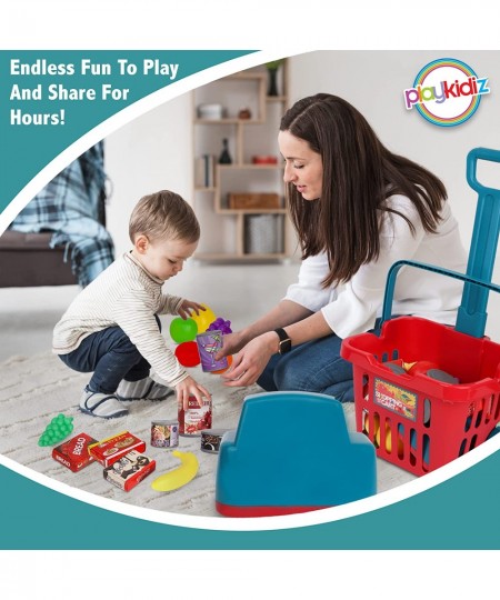 Toy Shopping Cart Play Set Plastic Food Toys Interactive Play Set Learning Resources & Pretend Play Fun Ages 3+ $50.36 - Shop...