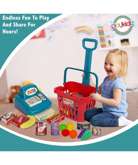 Toy Shopping Cart Play Set Plastic Food Toys Interactive Play Set Learning Resources & Pretend Play Fun Ages 3+ $50.36 - Shop...