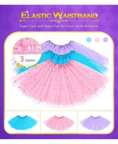 Princess Dress Up Shoes Princess Dresses for Girls Dress Up Clothes Pretend Play Costumes-3 Sets of Princess Shoes Dresses an...