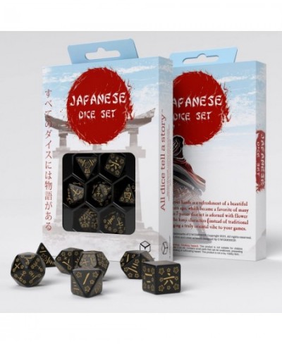 Japanese Dice Set Deep Night Firefly $32.40 - Game Accessories