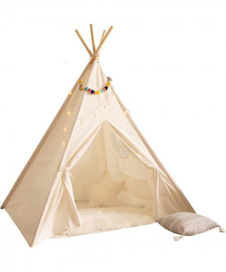 Kids Teepee Tent for Kids - with Light String | Teepee Tent for Kids | Kids Play Tent | Kids Teepee Play Tent | Toddler Teepe...