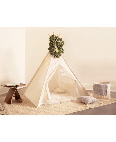 Kids Teepee Tent for Kids - with Light String | Teepee Tent for Kids | Kids Play Tent | Kids Teepee Play Tent | Toddler Teepe...