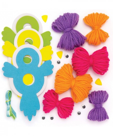 AW302 Spring Themed Bird Pom Pom Kits - Pack of 3 for Kids to Make and Display $17.63 - Kids' Drawing & Writing Boards