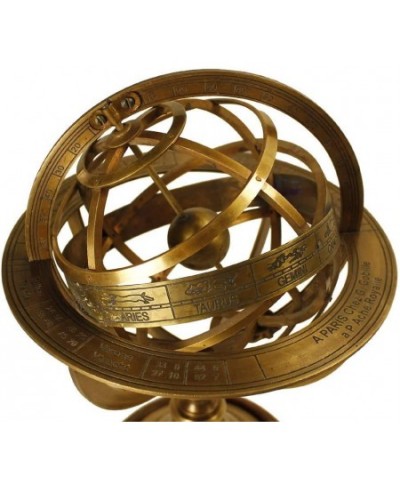 Wholesale Gift Nautical-Mart Brass Antique Finish Armillary Celestial Globe with Zodiac Engravings $79.65 - Geographic Globes