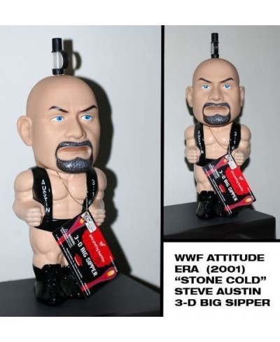 STONE COLD" STEVE AUSTIN 3-D BIG SIPPER - WWF ATTITUDE ERA $67.54 - Gags & Practical Joke Toys