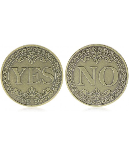 Novelty YES NO Letter Challenge Coins Decision Maker $16.86 - Novelty Coins