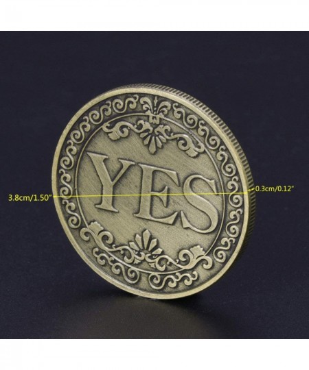 Novelty YES NO Letter Challenge Coins Decision Maker $16.86 - Novelty Coins