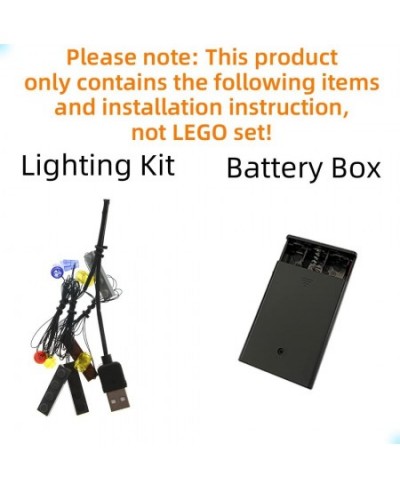 LED Light Kit Compatible with Lego The Lighthouse of Darkness - Lighting Set for Hidden Side 70431 Building Model (Lego Set N...