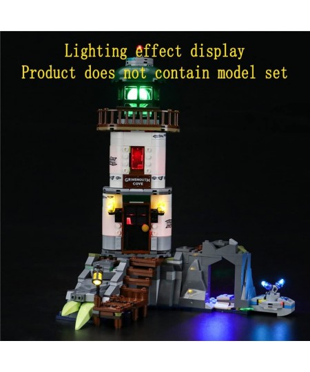 LED Light Kit Compatible with Lego The Lighthouse of Darkness - Lighting Set for Hidden Side 70431 Building Model (Lego Set N...