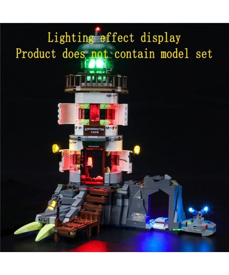 LED Light Kit Compatible with Lego The Lighthouse of Darkness - Lighting Set for Hidden Side 70431 Building Model (Lego Set N...