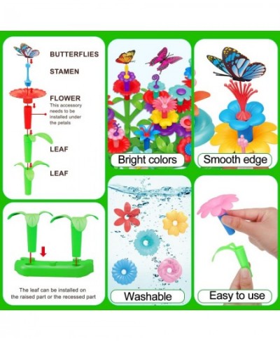 156 PCS Flower Garden Building Toy Set STEM Gardening Pretend Toys for Girls 2 3 4 5 6 Year Old Girl Birthday Gifts Preschool...