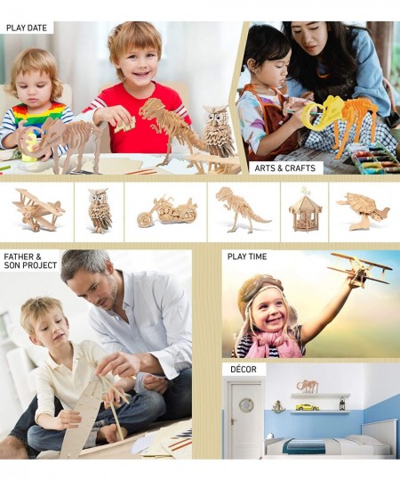 IQ Assembling Products Series Balsa Wood 3D Puzzle Mammoth $22.54 - 3-D Puzzles