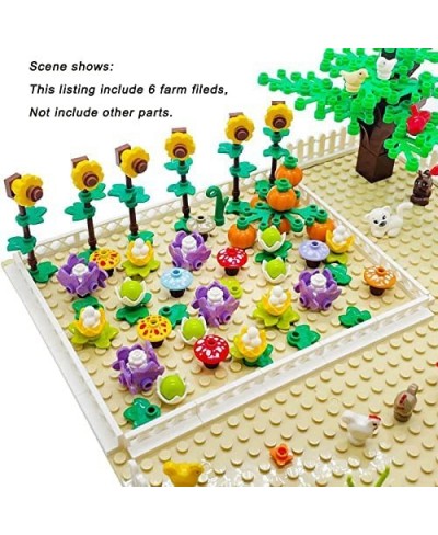 Farm Set Village Living Accessories Building Blocks Brick Playset Flower Vagetable Cropland for Kids Boys Girls Harvest Seaso...