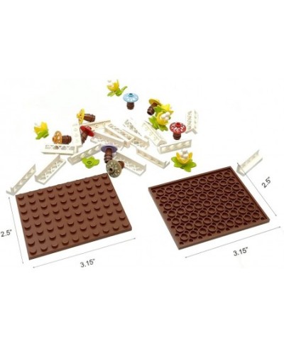 Farm Set Village Living Accessories Building Blocks Brick Playset Flower Vagetable Cropland for Kids Boys Girls Harvest Seaso...