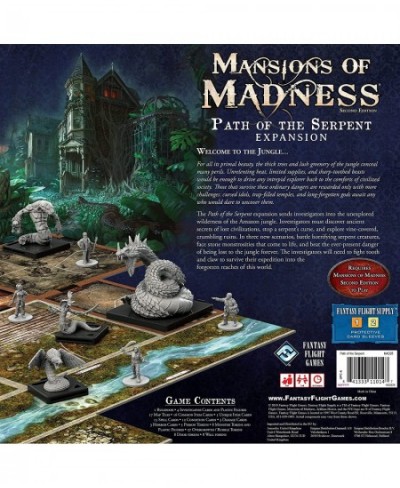 Mansions of Madness Path of The Serpent Board Game Expansion | Horror Game | Mystery Game for Teens and Adults | Ages 14+ | 1...