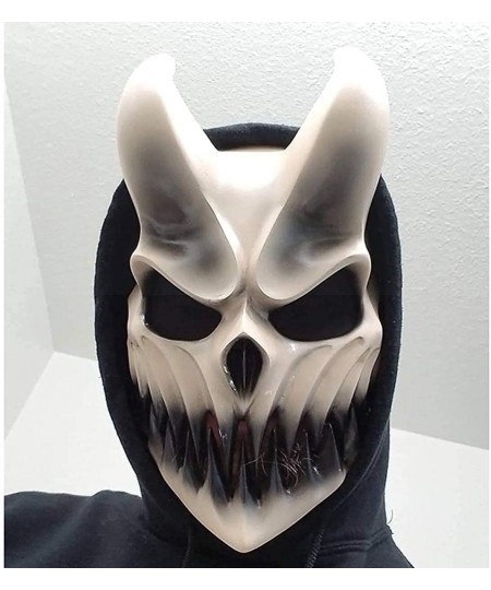 Slaughter to Prevail Kid of Darkness Demolisher Mask Halloween Demon's Mouth Mask Cosplay Shikolai Full Face Prop Latex $85.8...