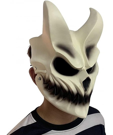 Slaughter to Prevail Kid of Darkness Demolisher Mask Halloween Demon's Mouth Mask Cosplay Shikolai Full Face Prop Latex $85.8...