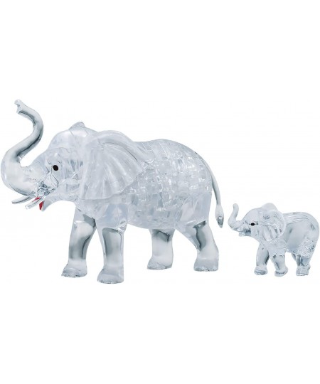 Crystal Puzzle 59176 3D Elephant Couple 46 Pieces Grey $44.54 - 3-D Puzzles