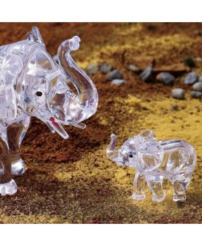 Crystal Puzzle 59176 3D Elephant Couple 46 Pieces Grey $44.54 - 3-D Puzzles