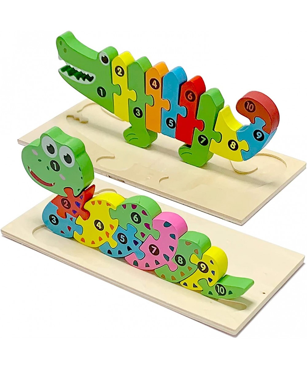 Montessori Wooden Puzzle Animal Toy for Toddler Ages 3-8 Number Jigsaw Puzzles Best Gift Boy Girl 3 4 5 6 7 8 Years Old Kids ...