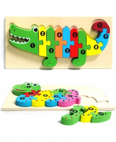 Montessori Wooden Puzzle Animal Toy for Toddler Ages 3-8 Number Jigsaw Puzzles Best Gift Boy Girl 3 4 5 6 7 8 Years Old Kids ...