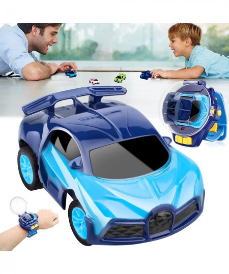 Car Watch Toys Watch Remote Control Car Toy Mini 2.4 GHz Cartoon RC Watch Racing Car with USB Charging Cute Hand Controlled W...