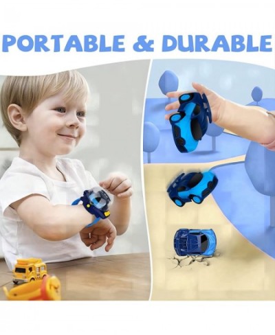 Car Watch Toys Watch Remote Control Car Toy Mini 2.4 GHz Cartoon RC Watch Racing Car with USB Charging Cute Hand Controlled W...