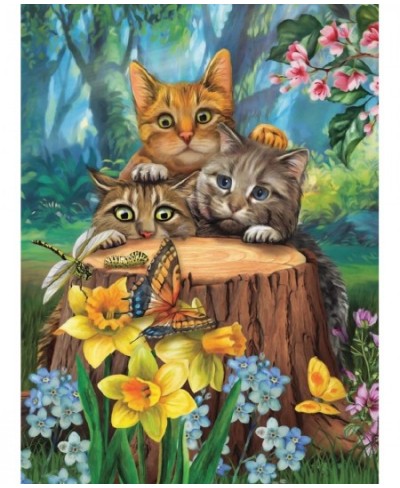 Fraidy Cats 300 pc Jigsaw Puzzle $25.71 - Jigsaw Puzzles