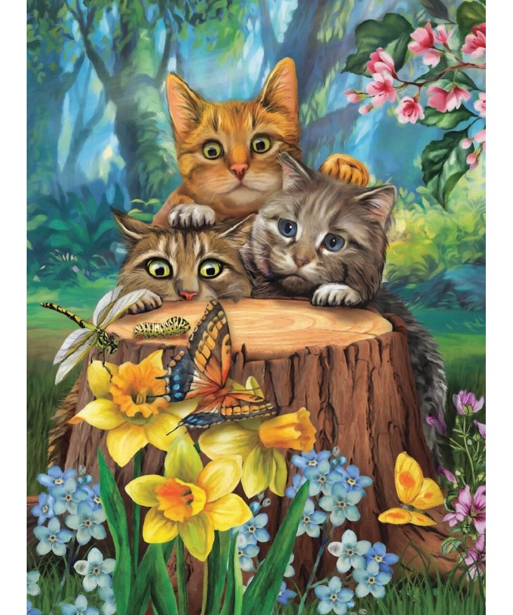 Fraidy Cats 300 pc Jigsaw Puzzle $25.71 - Jigsaw Puzzles