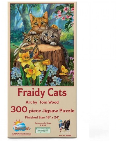 Fraidy Cats 300 pc Jigsaw Puzzle $25.71 - Jigsaw Puzzles