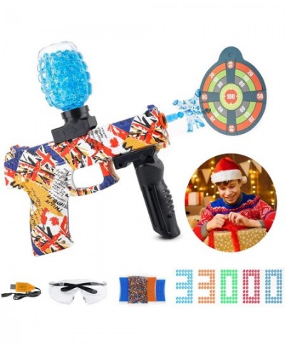 Automatic Gel Blaster Toy Electric Gel Splatter Ball Blaster Kids Outdoor Shooting Team Games with 33000+ Water Beads and Gog...