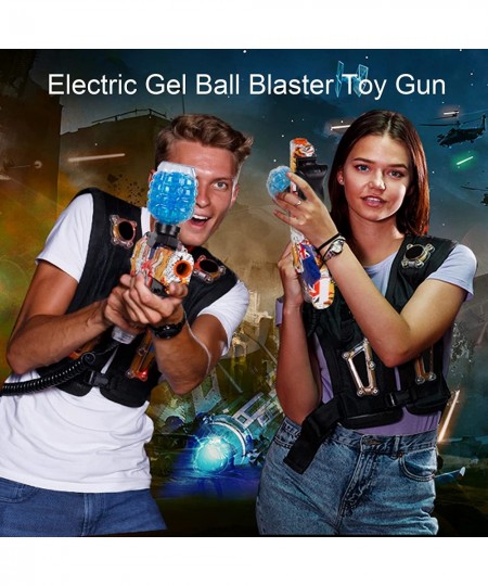 Automatic Gel Blaster Toy Electric Gel Splatter Ball Blaster Kids Outdoor Shooting Team Games with 33000+ Water Beads and Gog...