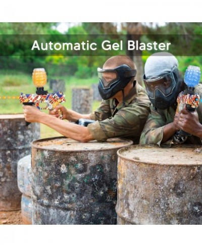 Automatic Gel Blaster Toy Electric Gel Splatter Ball Blaster Kids Outdoor Shooting Team Games with 33000+ Water Beads and Gog...