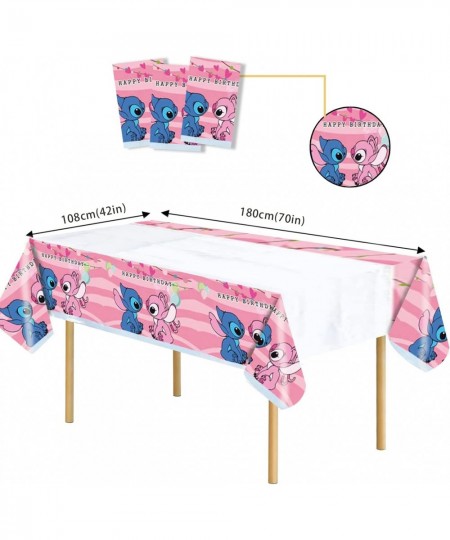 3pc Pink Tablecloth Table Cover for Girls Cartoon Theme Birthday Party Supplies Decorations 70 x 42in $30.32 - Kids' Party Ta...