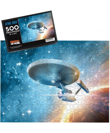 Star Trek Final Frontier 500 Piece Jigsaw Puzzle for Adults 16" L X 21.5" W $41.15 - Jigsaw Puzzles