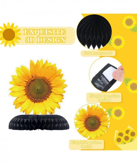 9 Pcs Sunflower Party Decorations for Baby Shower Sunflower Bridal Shower Decorations Sunflower Birthday Party Wedding Suppli...