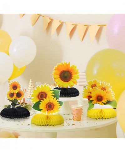 9 Pcs Sunflower Party Decorations for Baby Shower Sunflower Bridal Shower Decorations Sunflower Birthday Party Wedding Suppli...