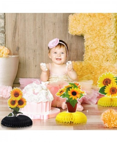 9 Pcs Sunflower Party Decorations for Baby Shower Sunflower Bridal Shower Decorations Sunflower Birthday Party Wedding Suppli...