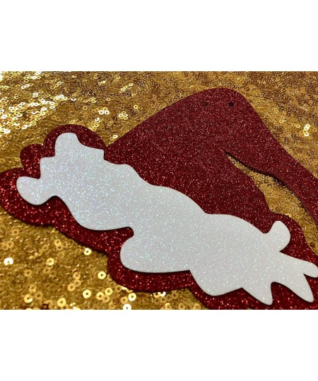 Drink Up Grinches Banner Gold Glitter Grinch Christmas Decorations The Grinch Party Decor Merry Christmas Banner Ugly Christm...